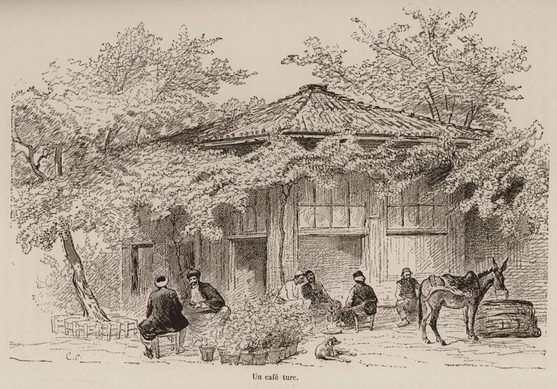 Disegno per il libro di De Amicis, Costantinopoli